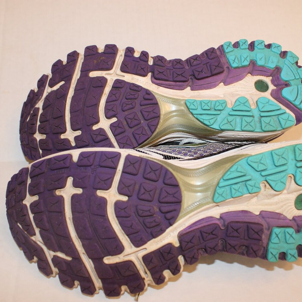 Brooks Ghost 5 1201131B532 Running Shoes Size 91/2 Silver/Purple Women's - Picture 8 of 8